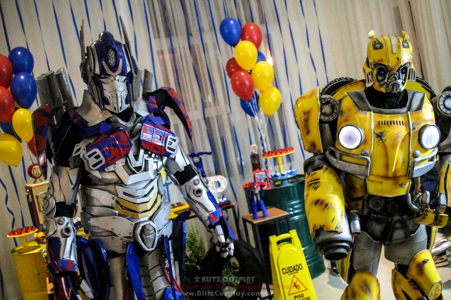 Transformers Personagem Vivo Para Festas.