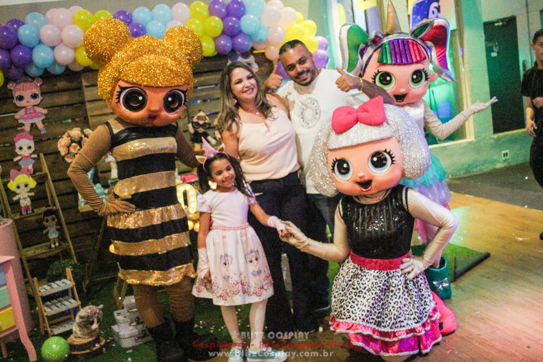 LOL Surprise Personagens Vivos Para Festas.