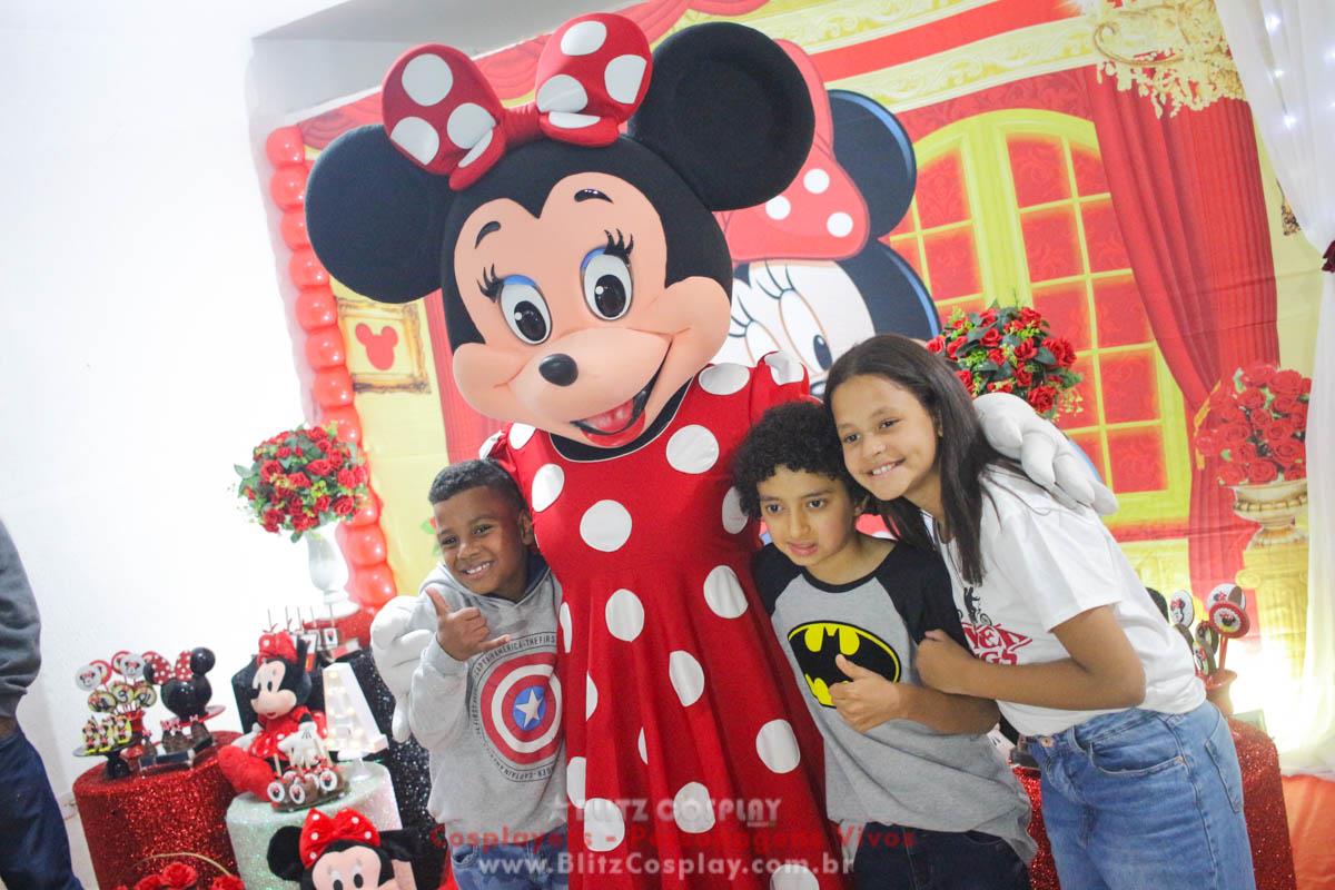 Minnie Personagens Vivos para Festas e Eventos.