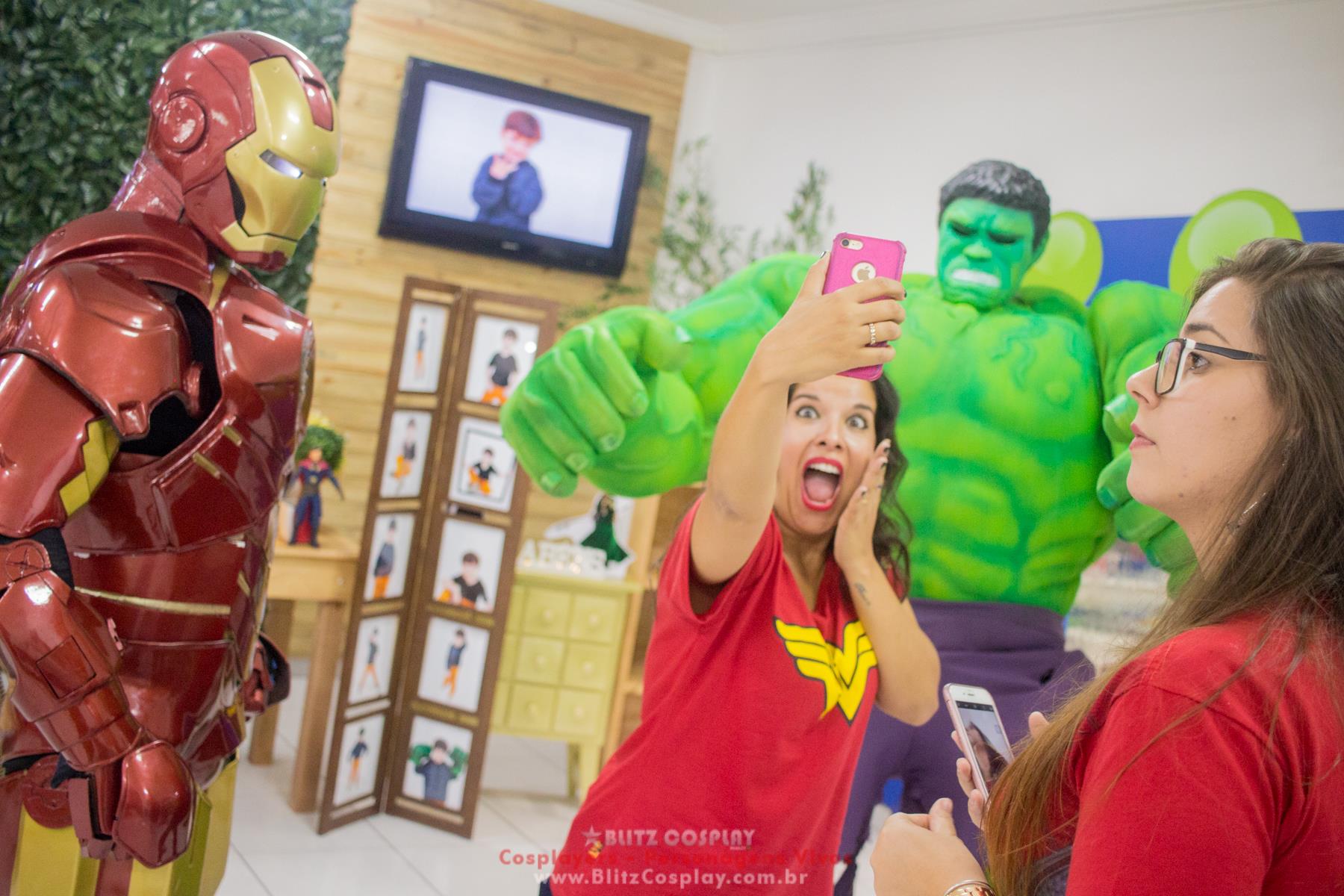 Hulk Personagem vivo para festas e eventos