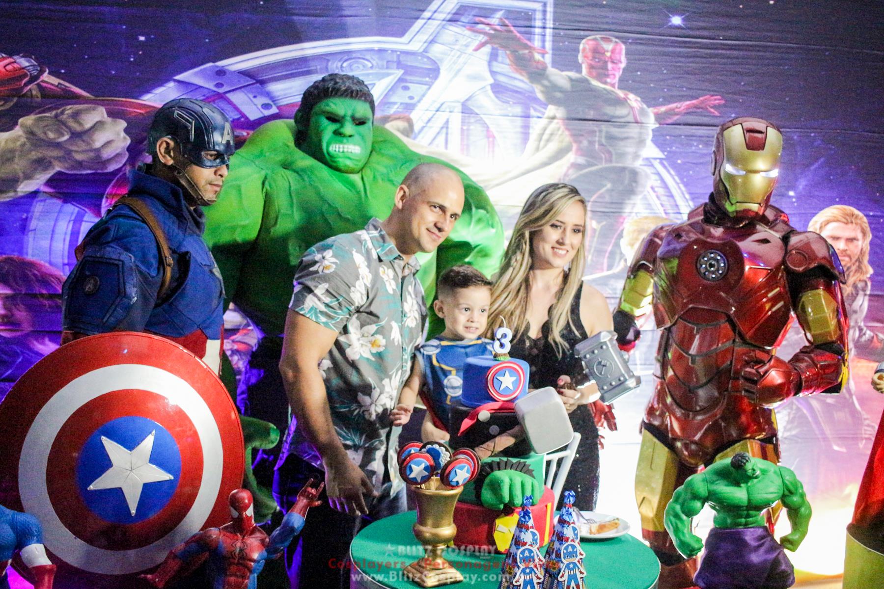 Hulk Personagem vivo para festas e eventos