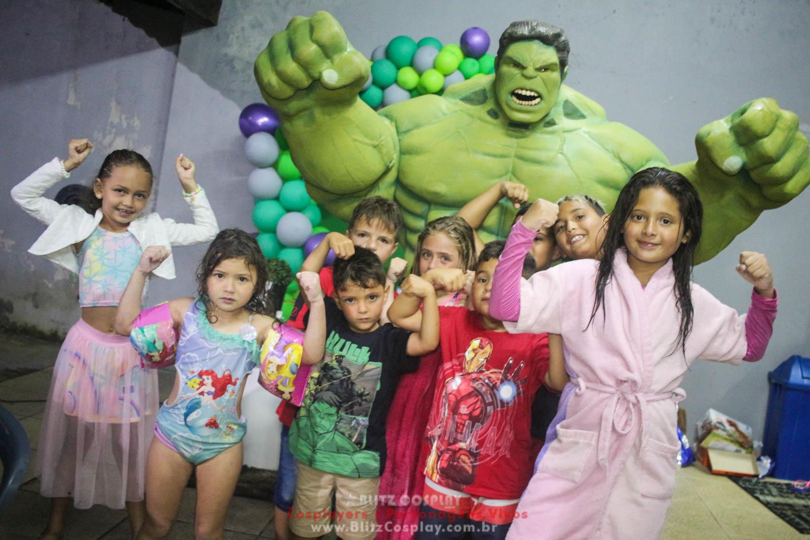 Hulk Personagem Vivo Para Festas e Eventos.