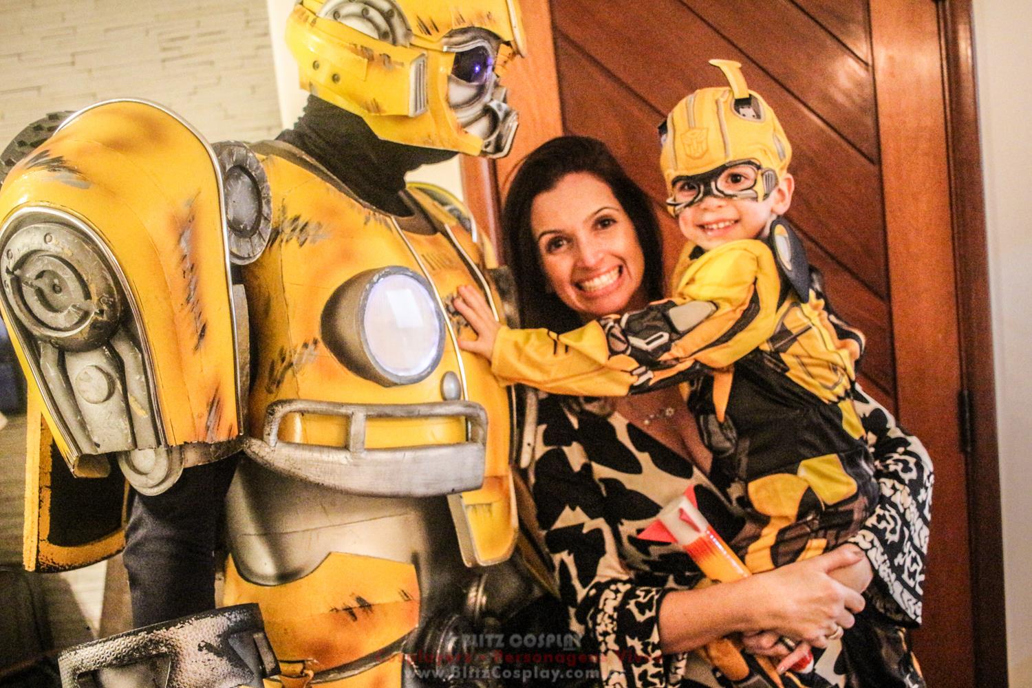 Bumblebee Personagem Vivo Para Festas.