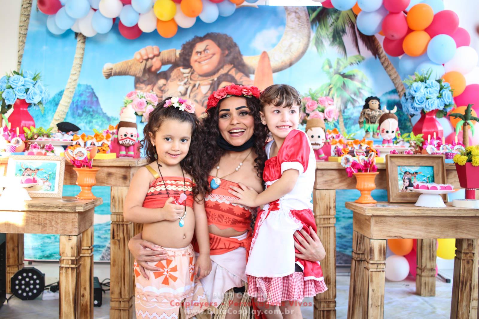 Moana Personagem Vivo Para Festa e Eventos.