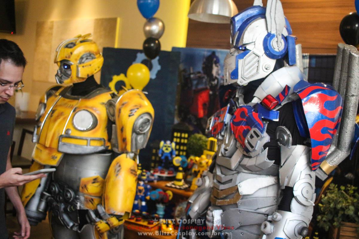 Transformers Personagens Vivos Para Festas.
