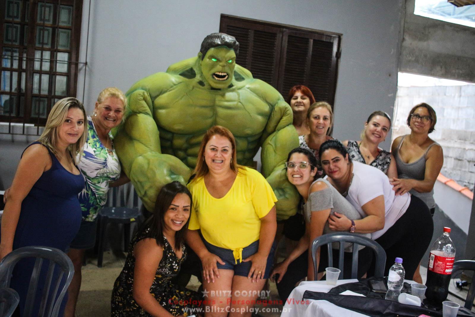 Hulk Personagem Vivo Para Festas e Eventos.