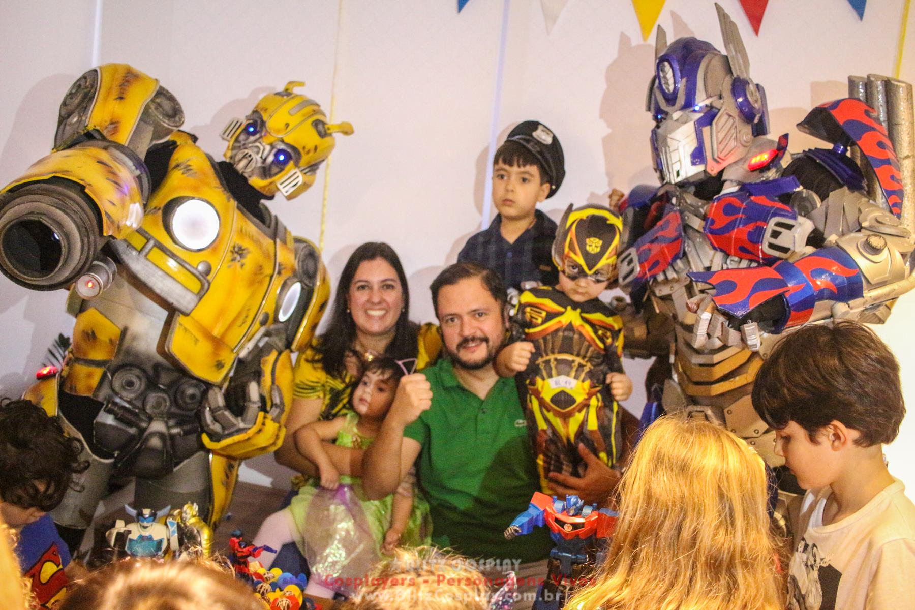 Transformers Personagens Vivos Para Festas.