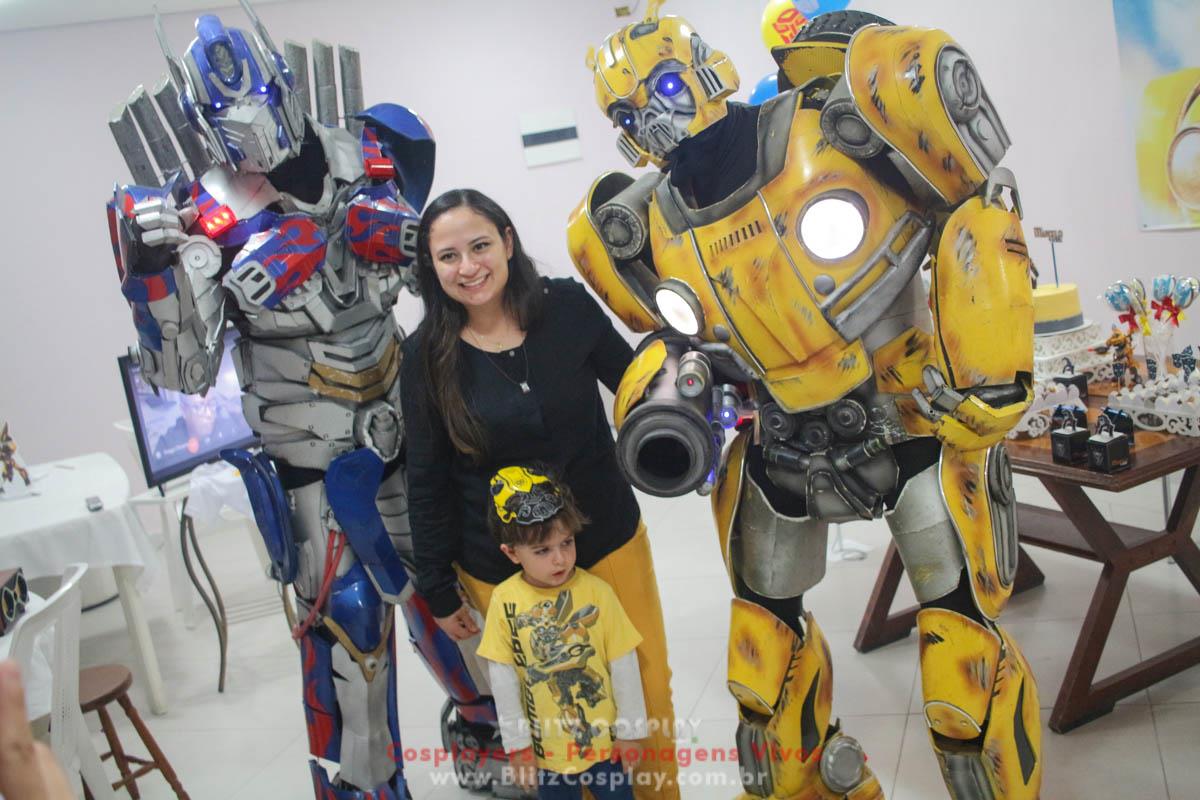 Transformers Personagem Vivo Para Festas e Eventos.