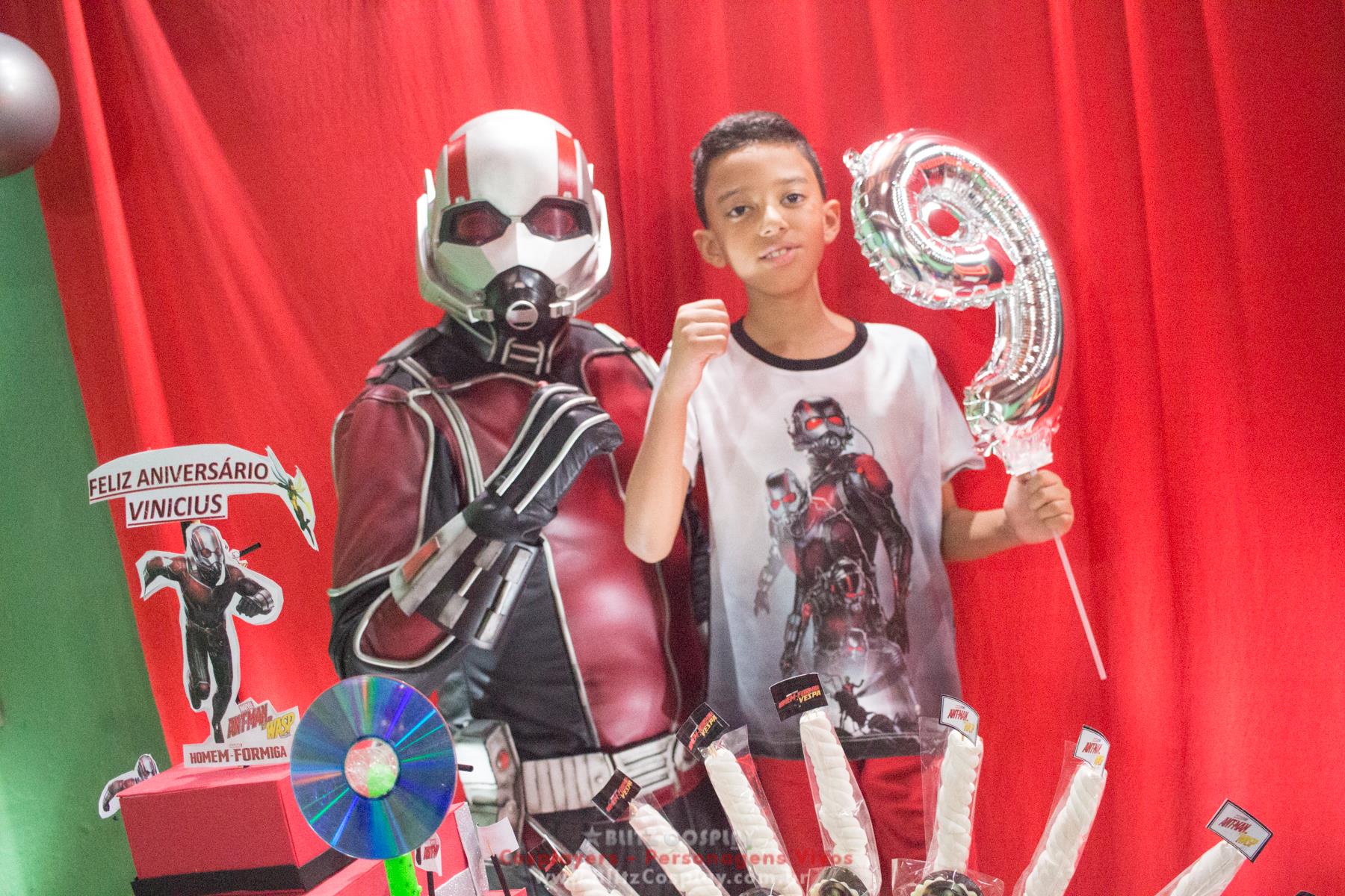 Homem Formiga Personagem Vivo festas