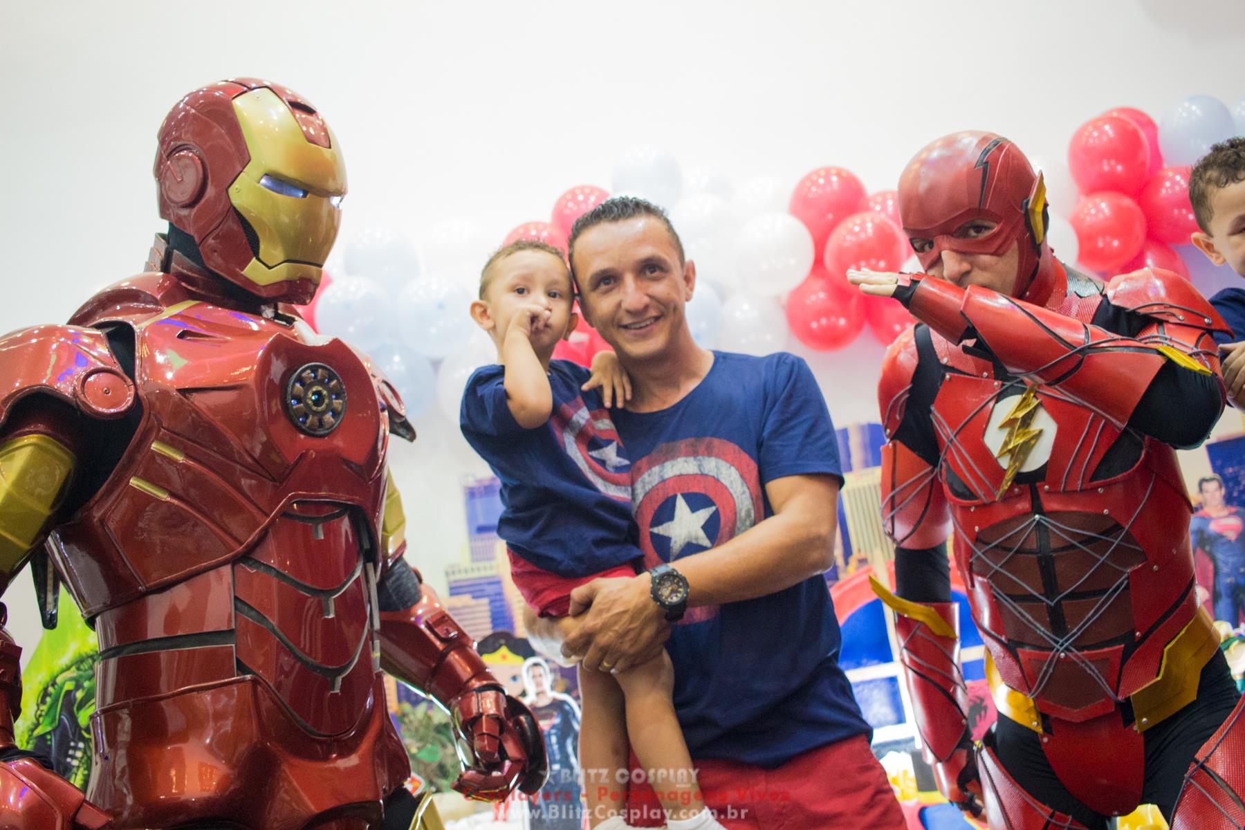 Capitão America Personagem vivo para