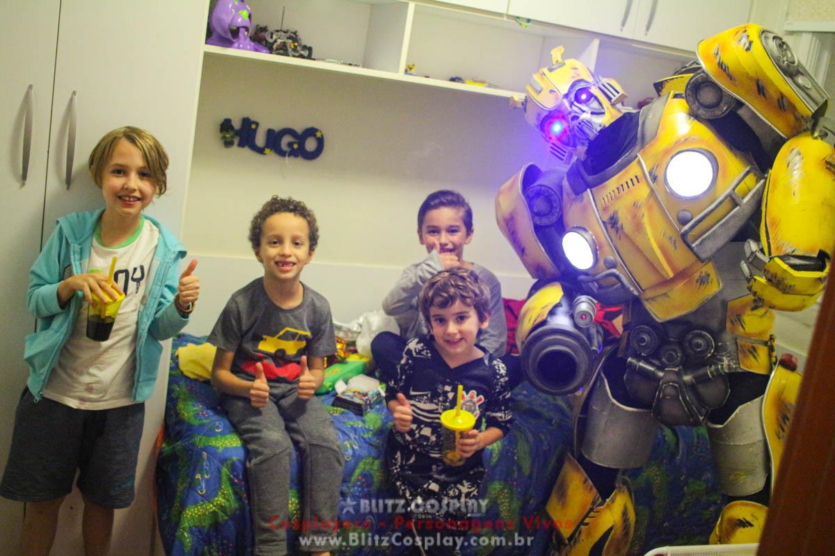 Bumblebee Personagem Vivo Para Festas e Eventos.