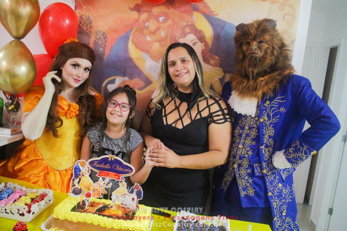 A Bela e a Fera Personagem Vivo Para Festa e Eventos.