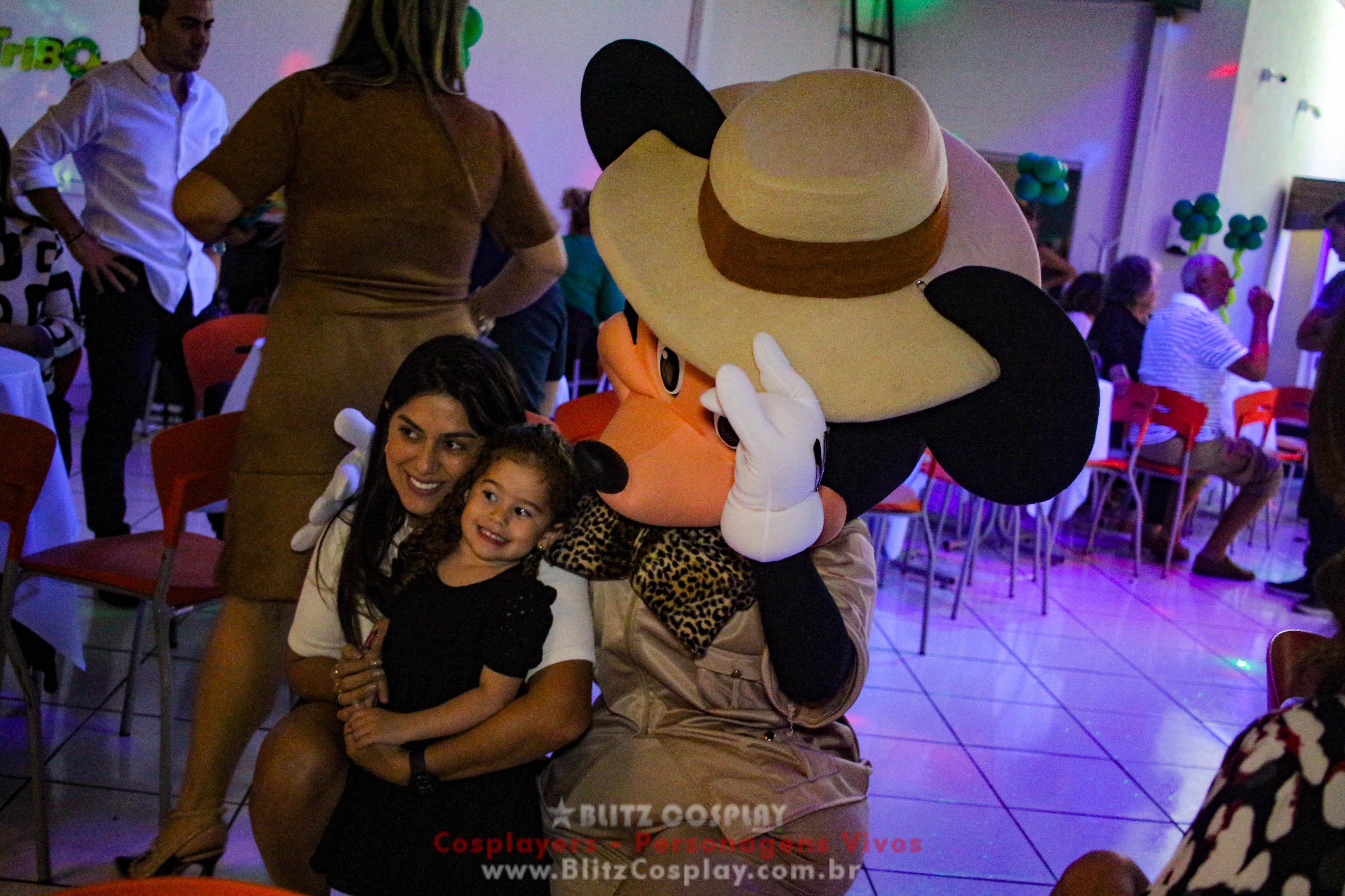 Mickey Safari Personagens Vivos Para Festas e Eventos.