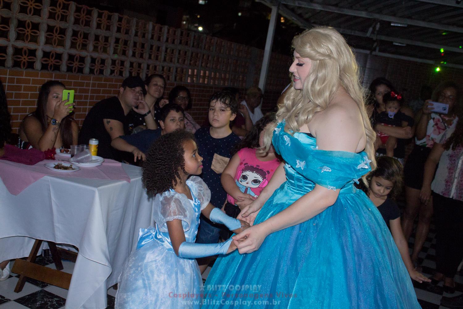 Cinderela Personagem Vivo Para Festas