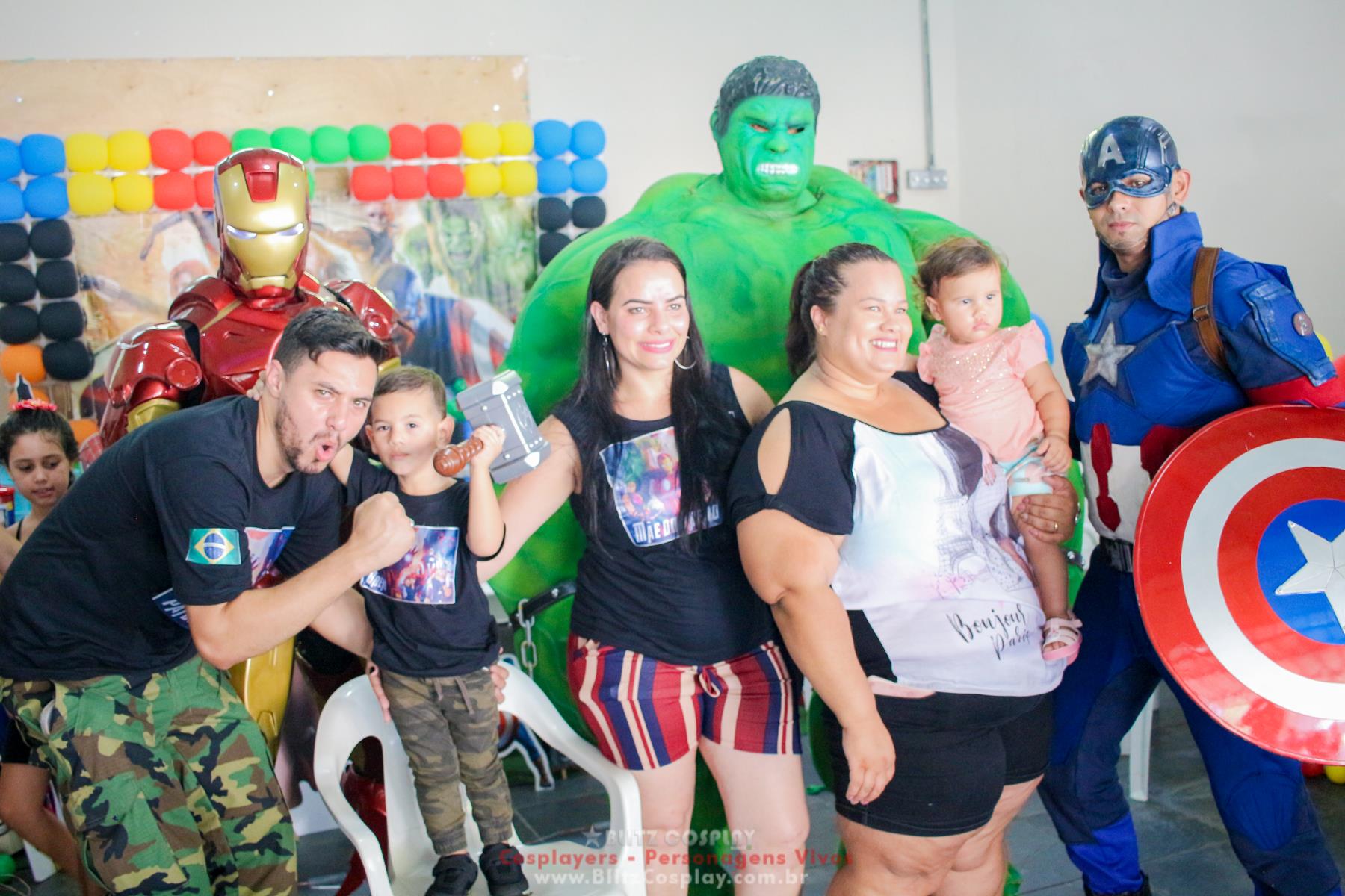 Hulk Personagem vivo para festas e eventos