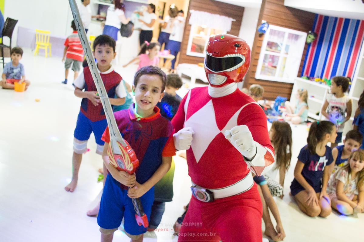 Power Rangers personagens vivos
