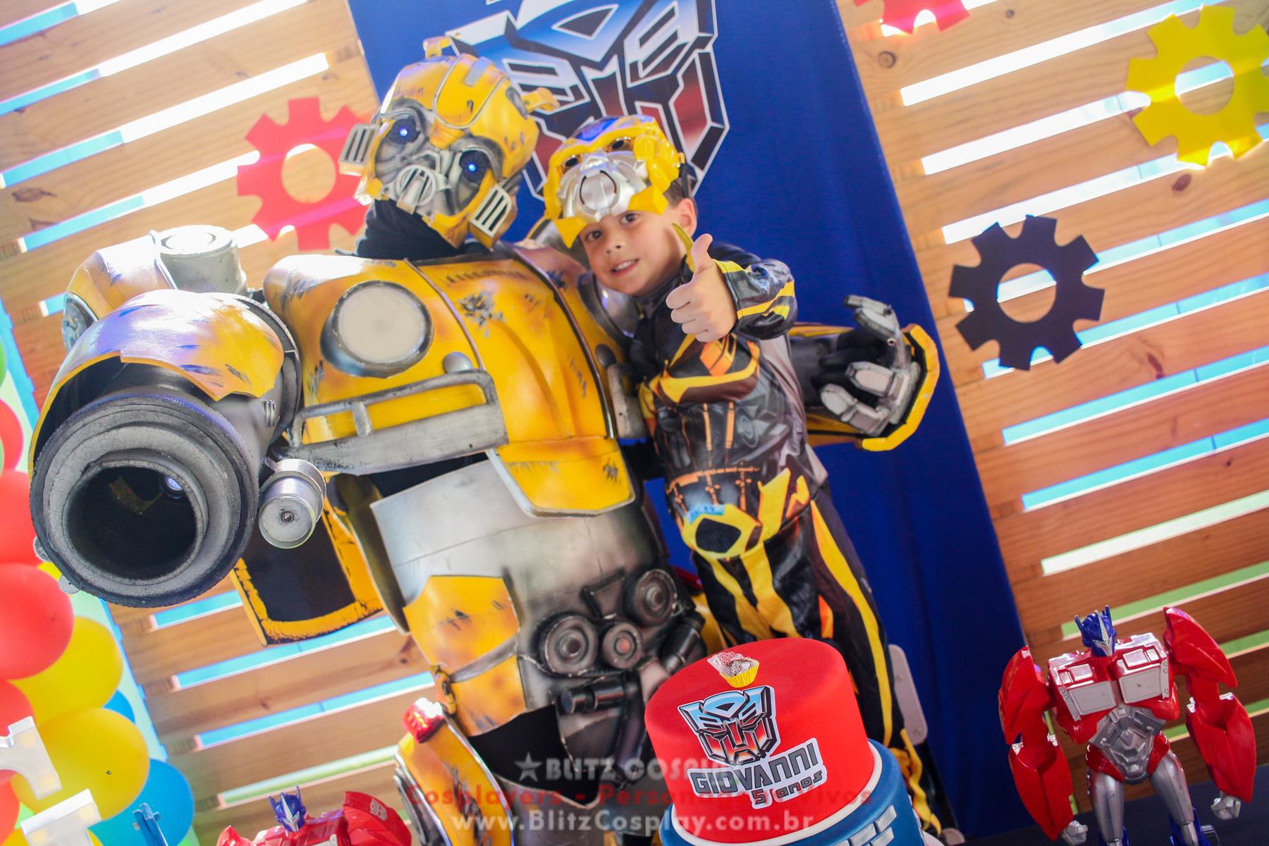 Bumblebee Personagem Vivo Para Festas.