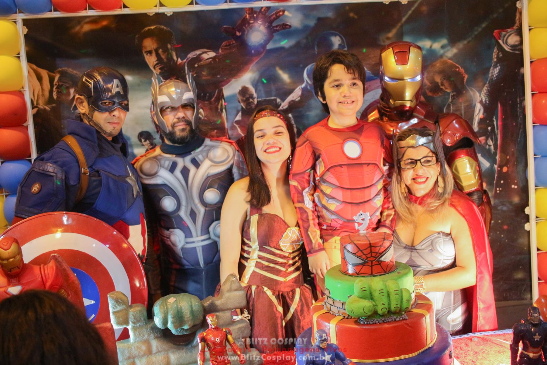 Homem de ferro personagem para festas