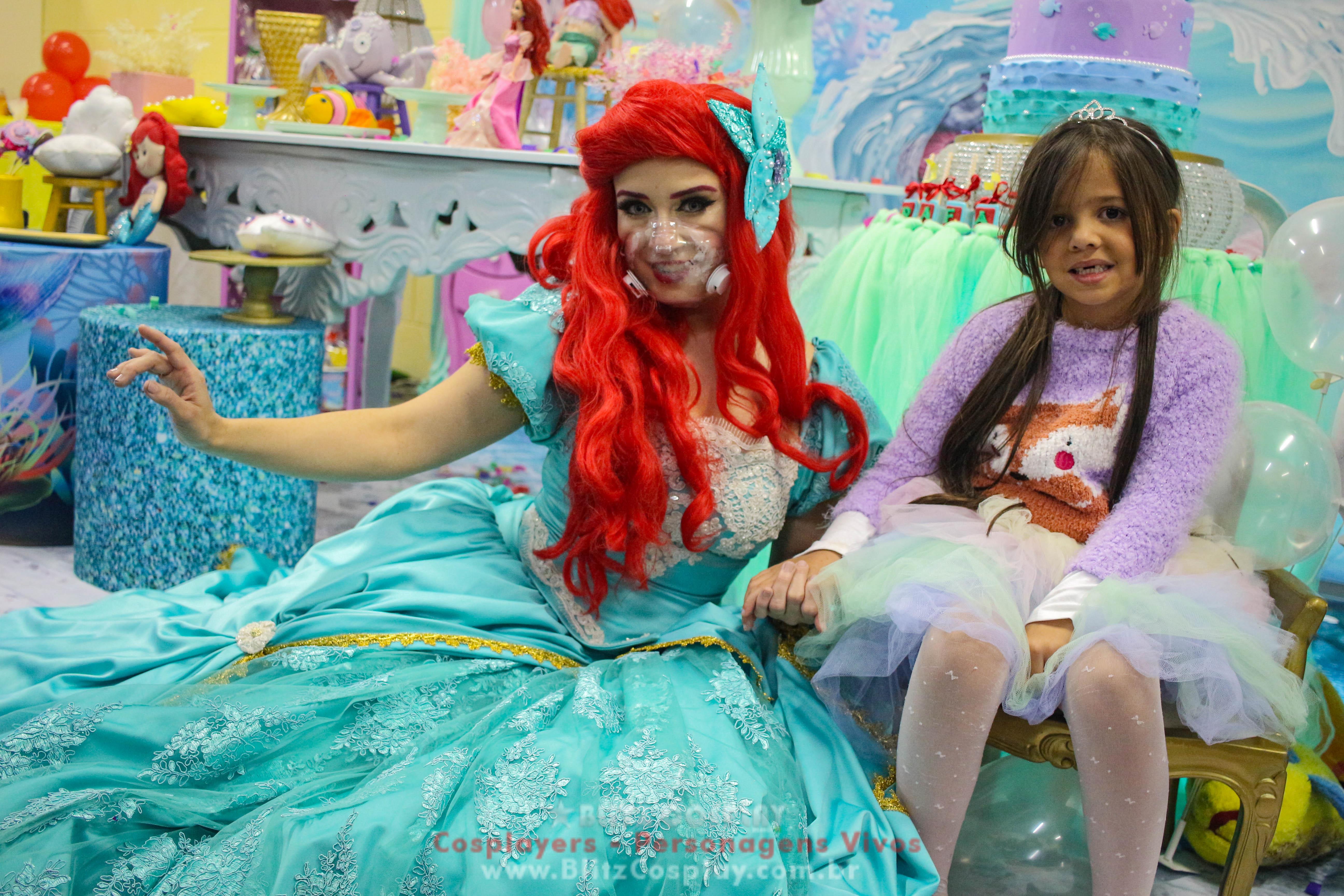 Ariel Personagem Vivo Para Festa e Eventos.