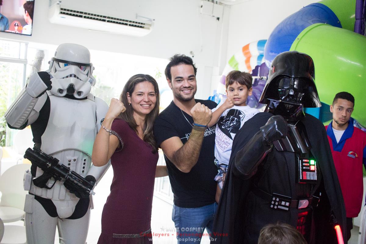 Star Wars Personagens vivos para aniversário