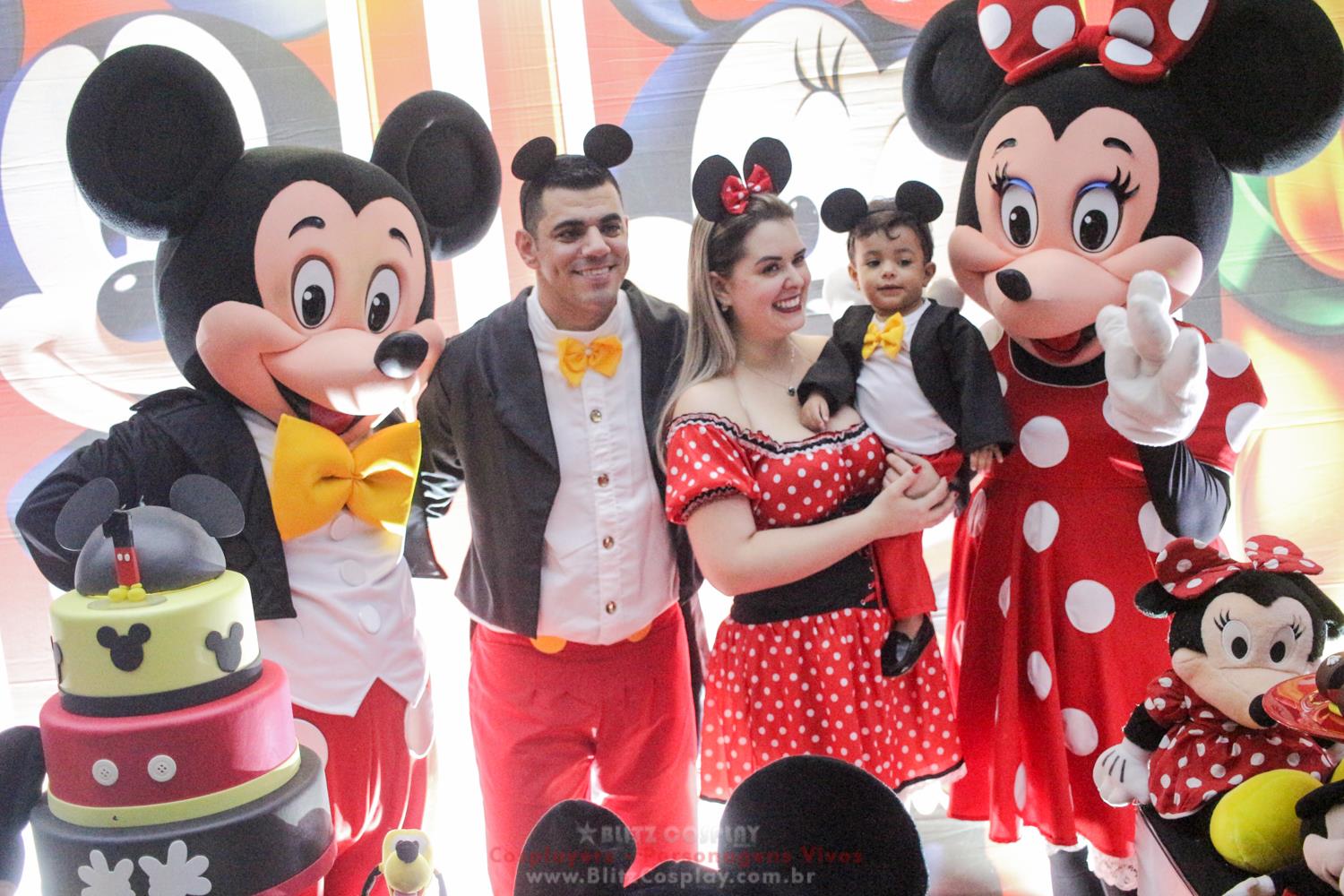 Mickey Personagem Vivo Para Festas.