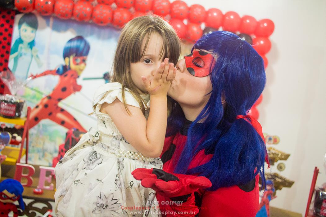 Ladybug Personagens vivos para festa