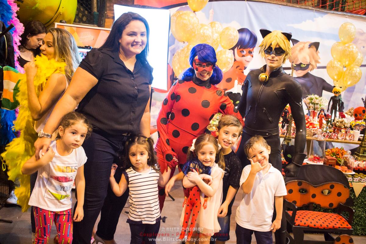 Ladybug personagens vivos para festas