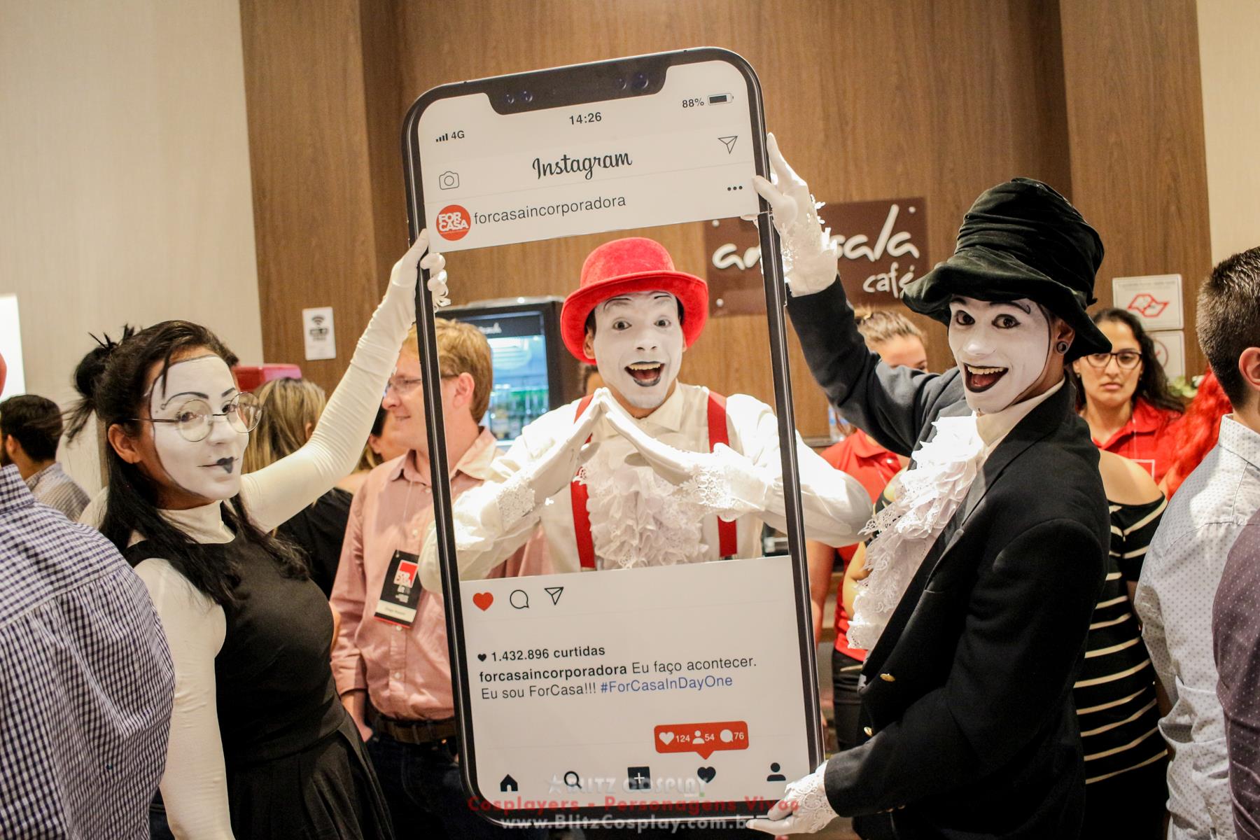 Mímicos para eventos corporativos