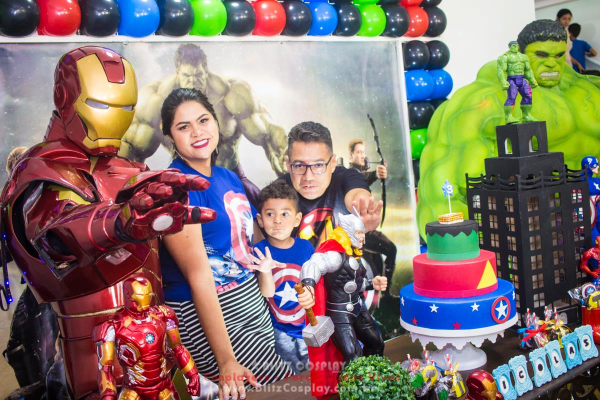 Personagem vivo Homem de ferro