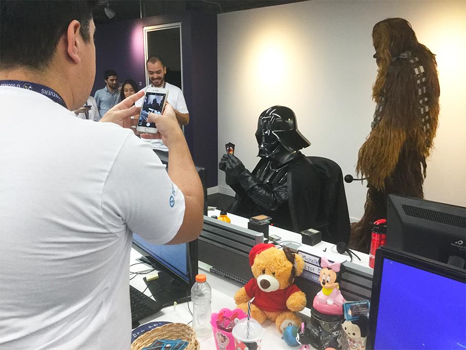 Star Wars personagem vivo para eventos