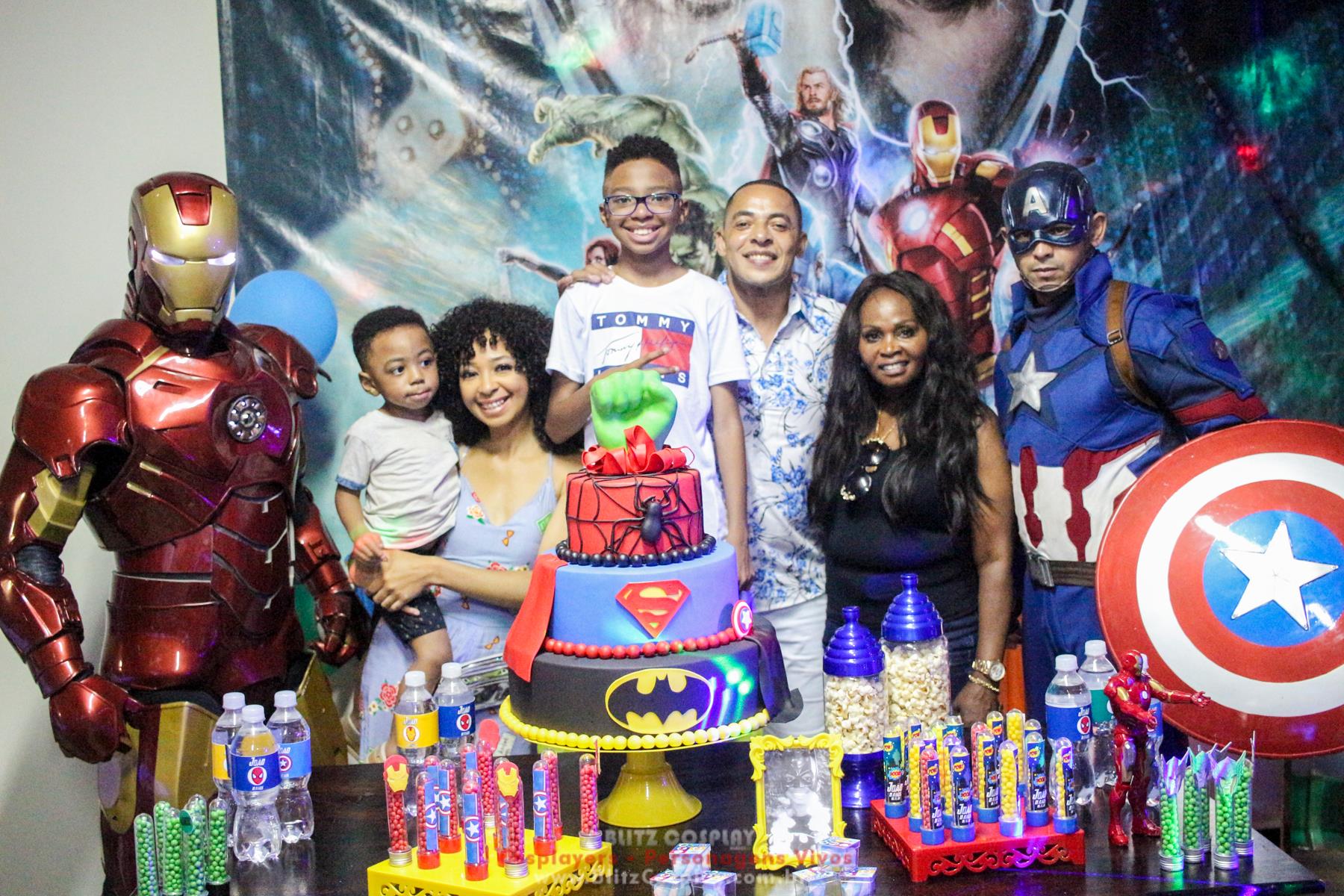 Capitão America Personagem vivo festas