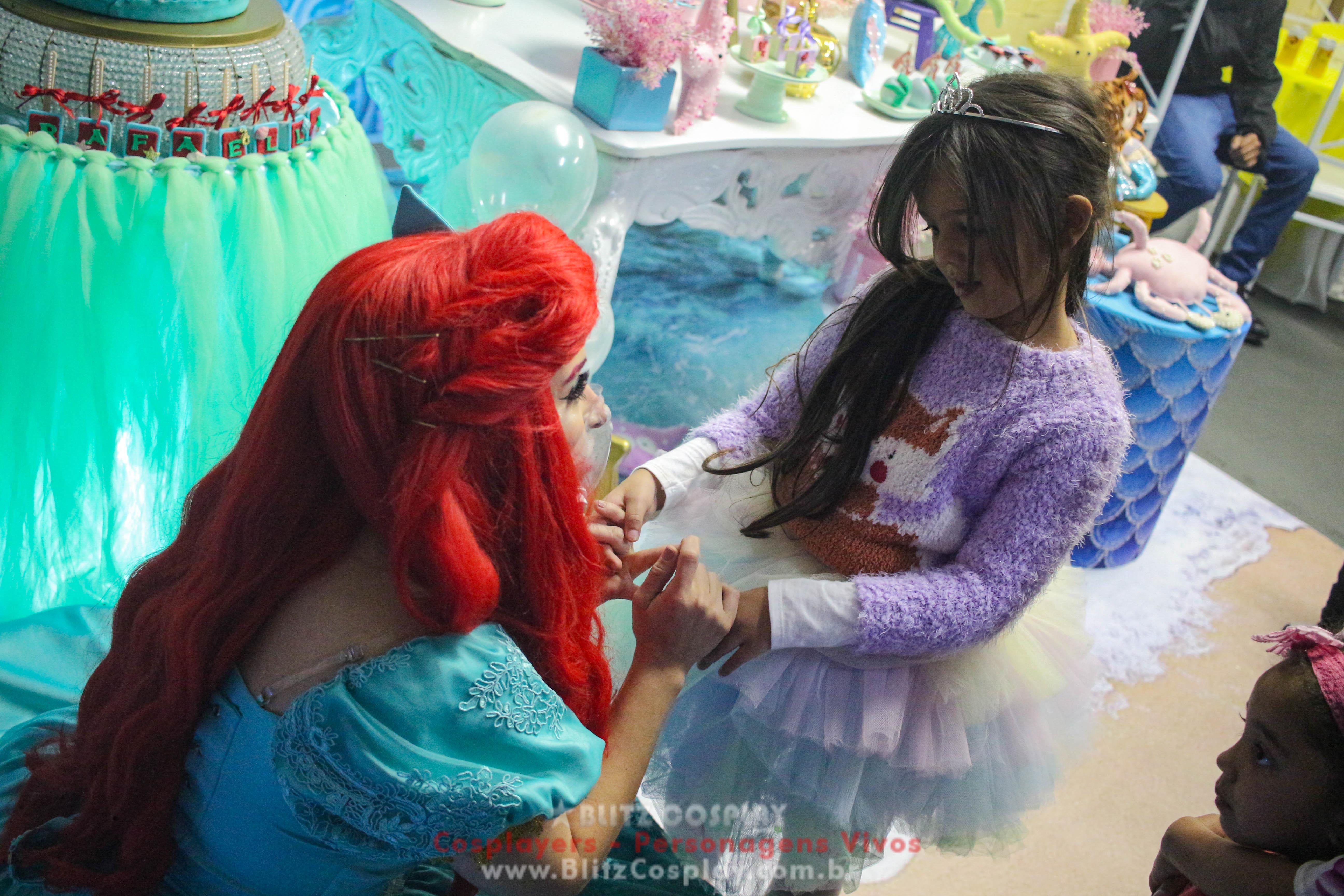 Ariel Personagem Vivo Para Festa e Eventos.