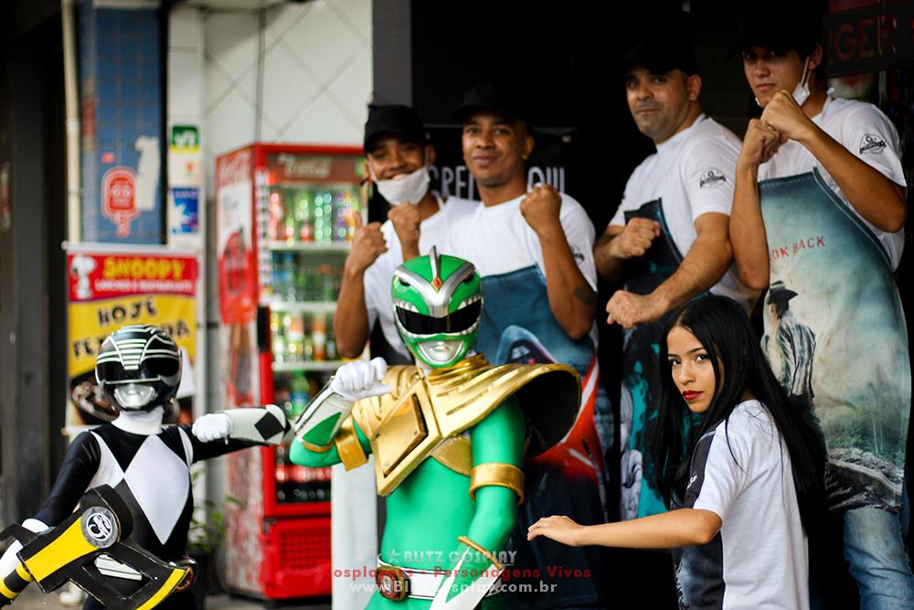 Power Rangers personagens vivos 
