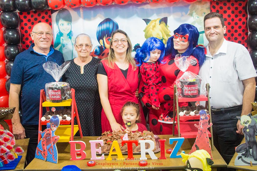 Ladybug Personagens vivos para festa