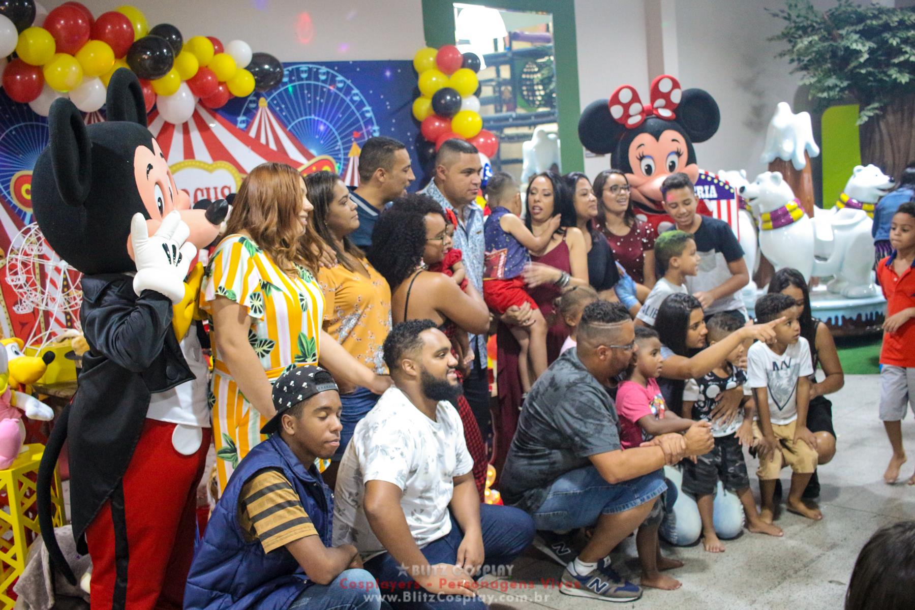 Mickey personagem vivo para festas