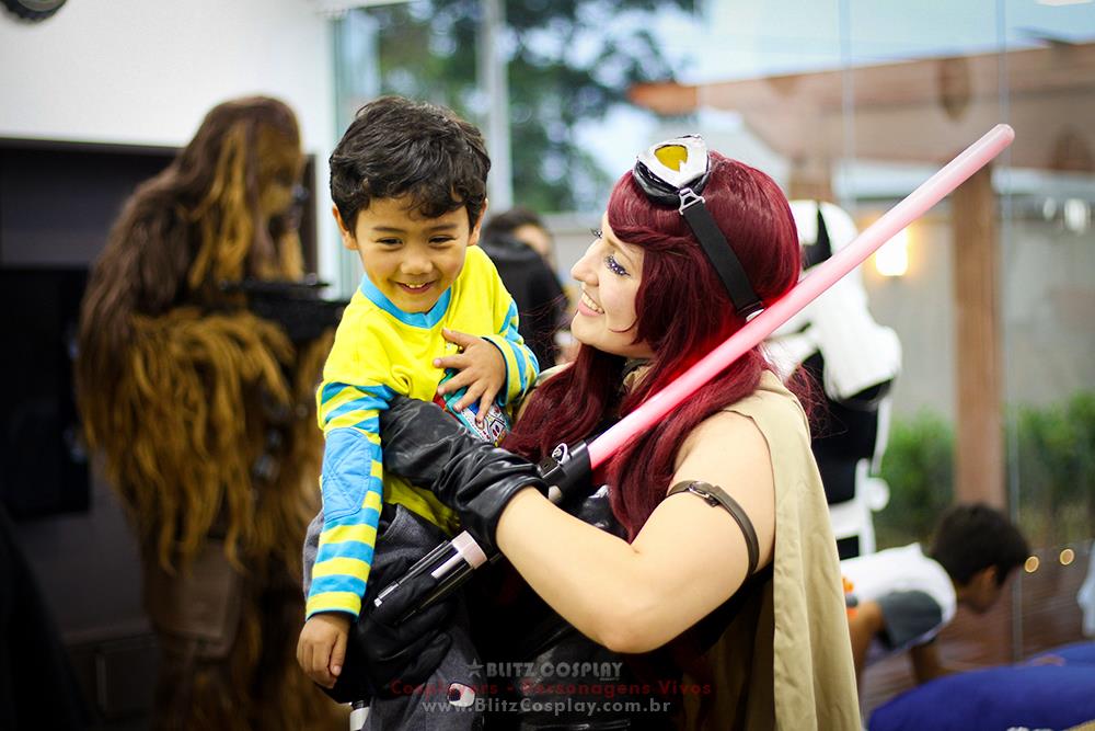 Star Wars Personagens vivos para aniversário