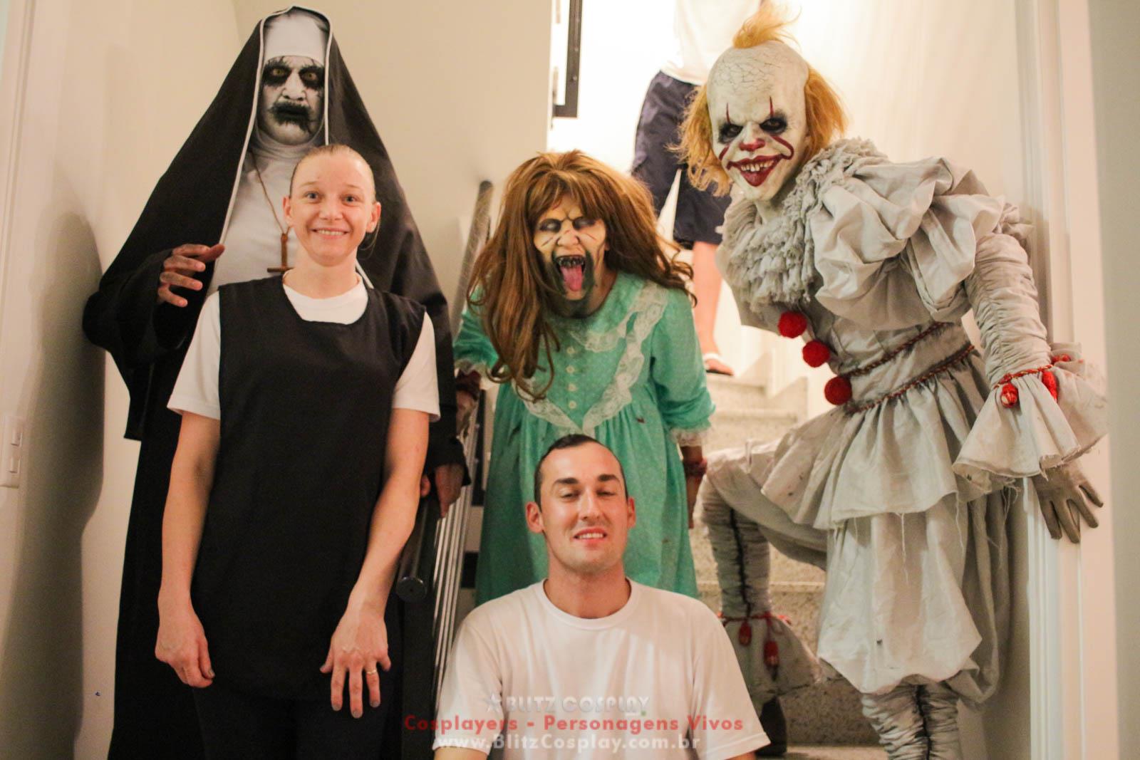 Terror Personagens Vivo Para Festas e Eventos.