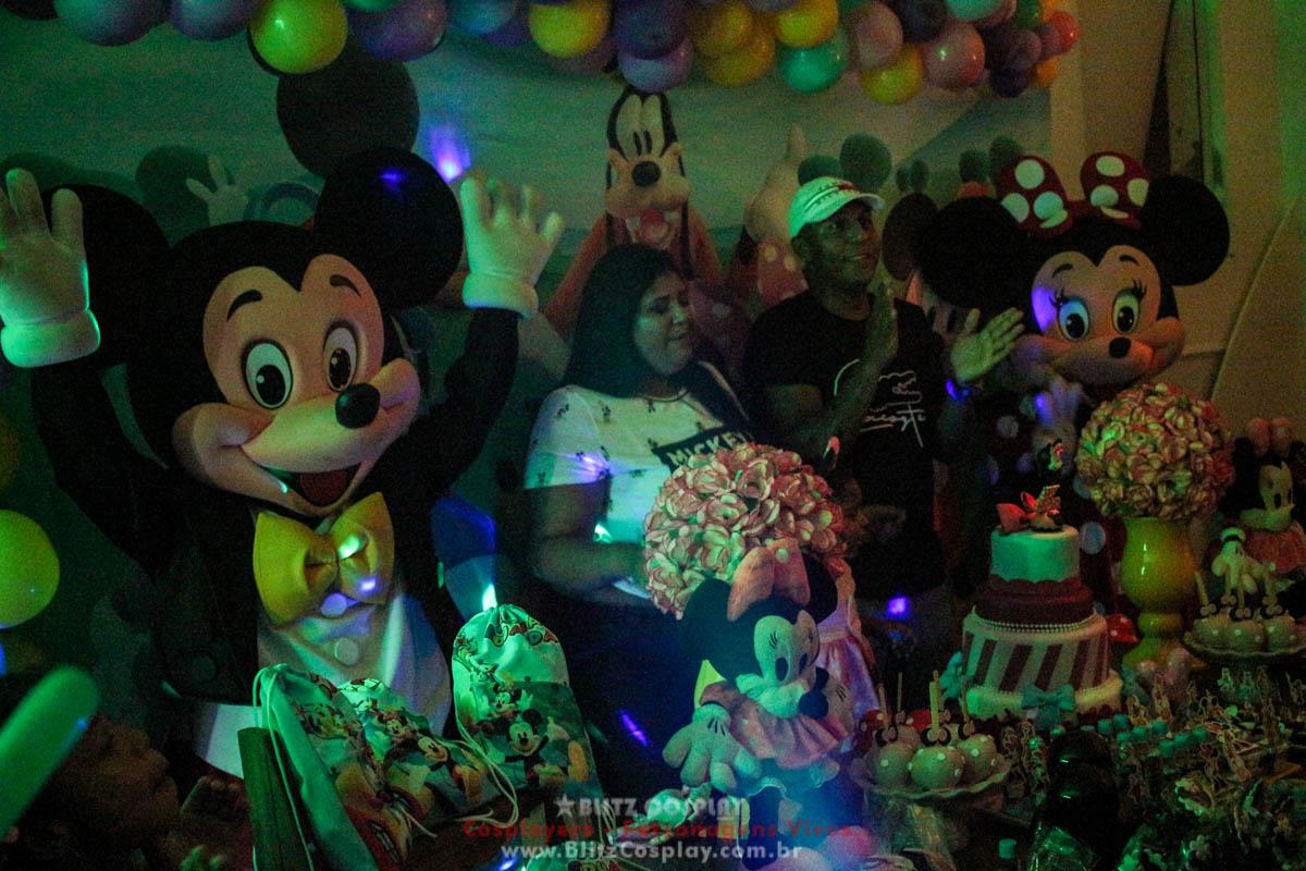 Mickey e Minnie Personagens Vivos Para Festas.