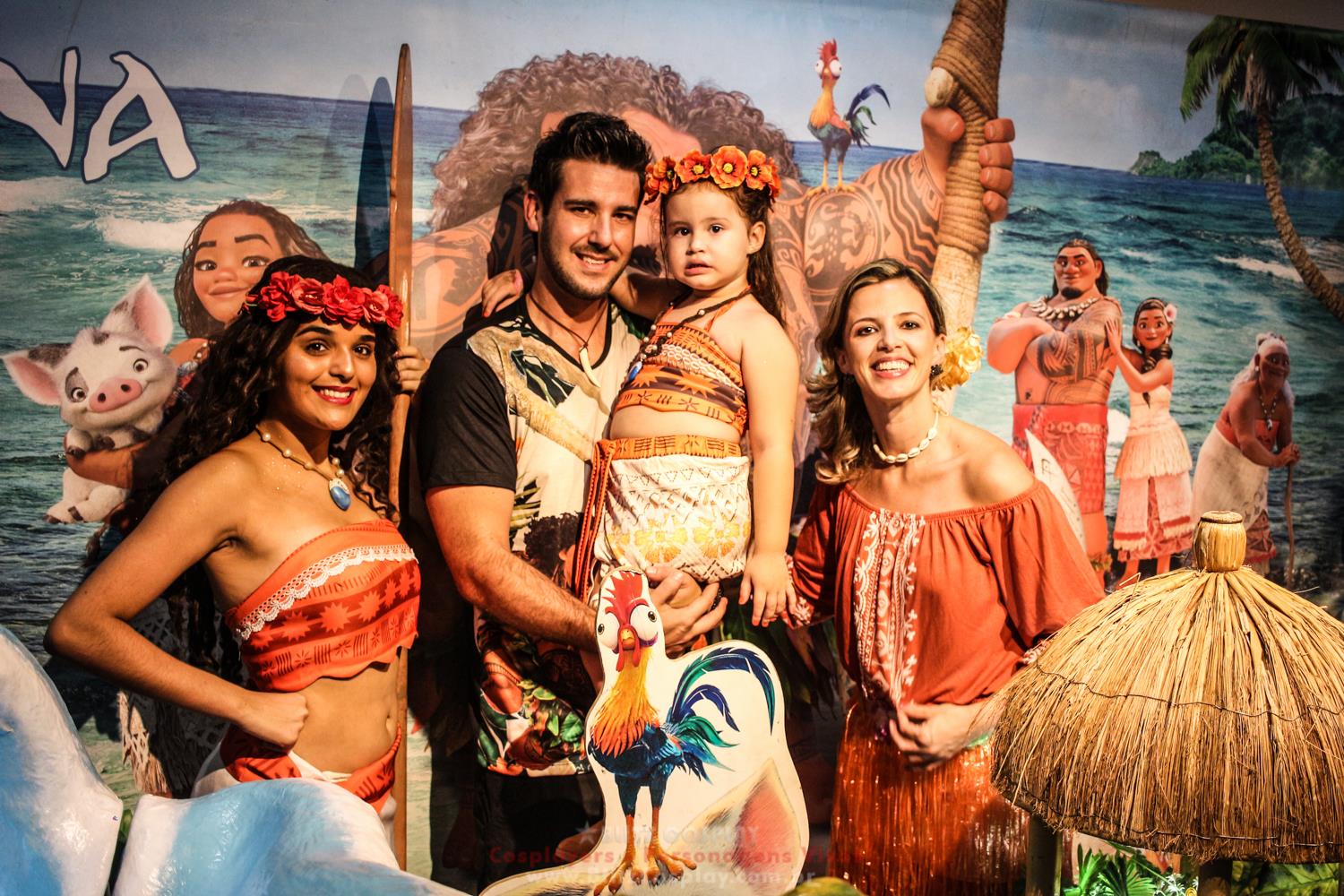 Moana Personagem Vivo Para Festas
