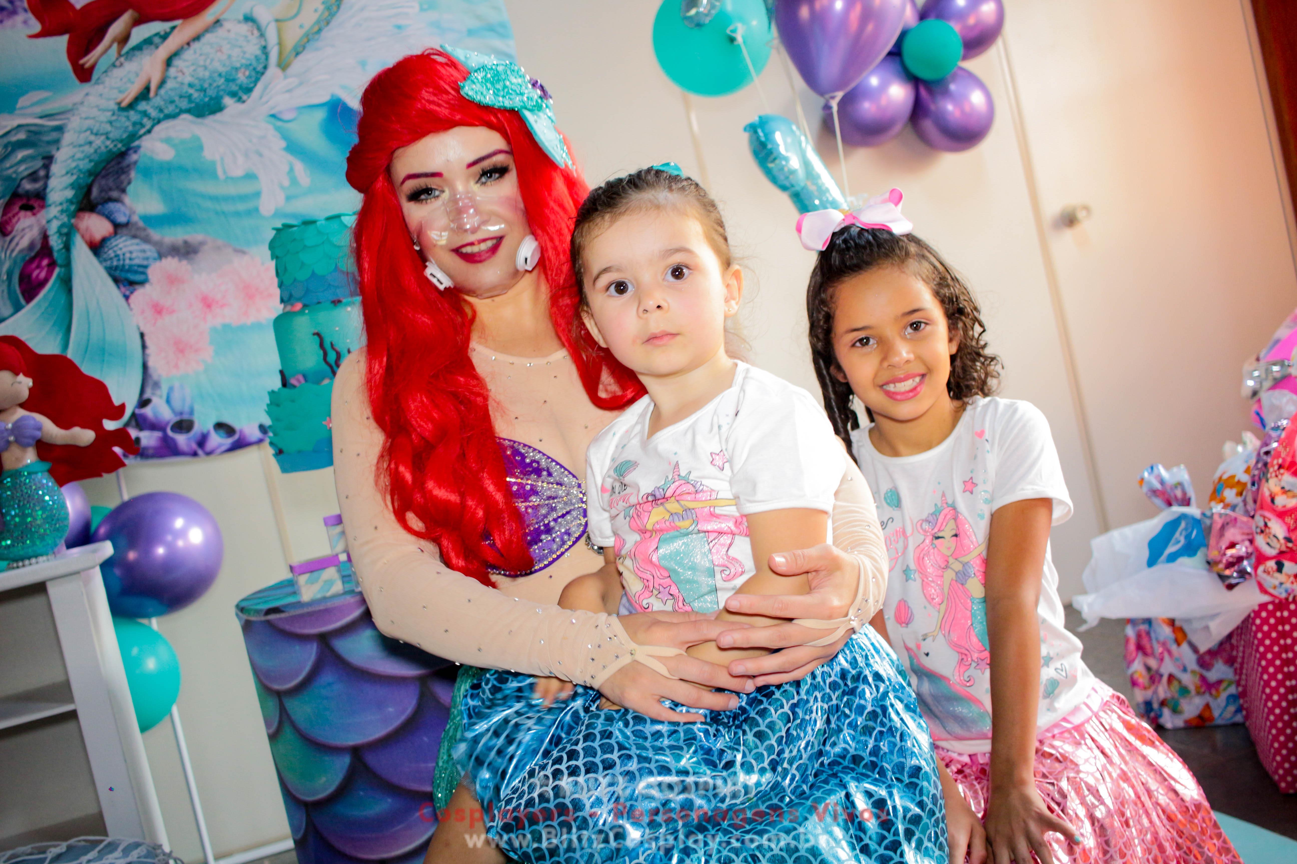 Ariel Personagem Vivo Para Festa e Eventos.