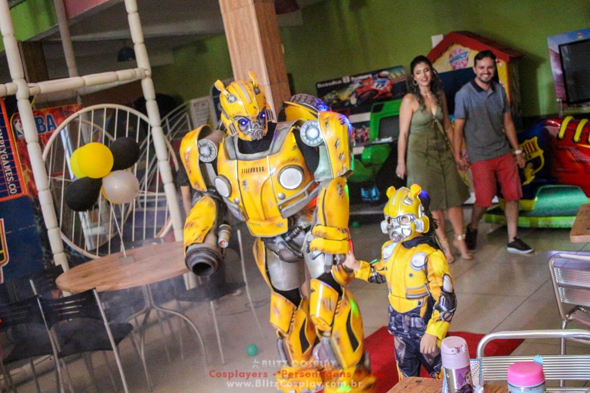 Bumblebee Personagem Vivo Para Festas.
