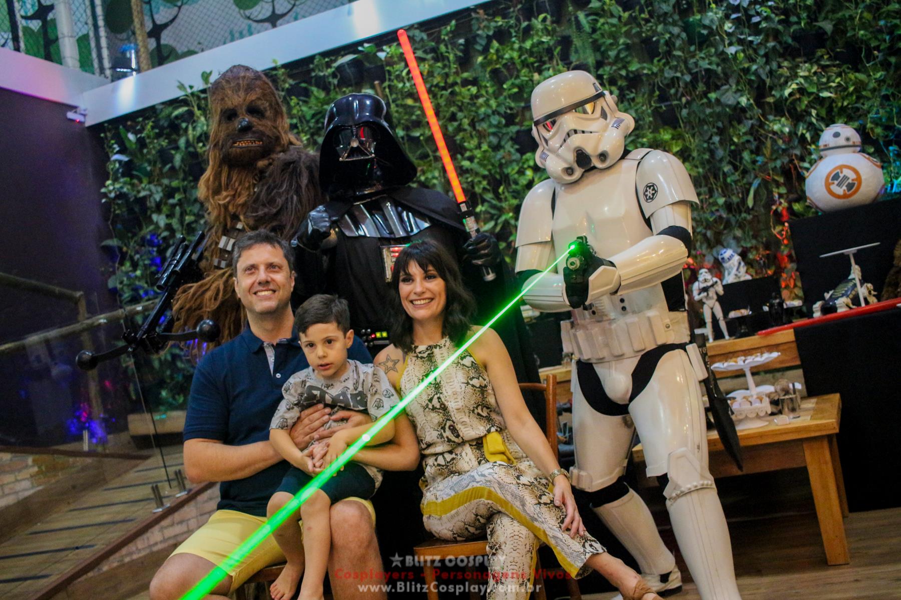 Darth Vader personagens vivos para festas