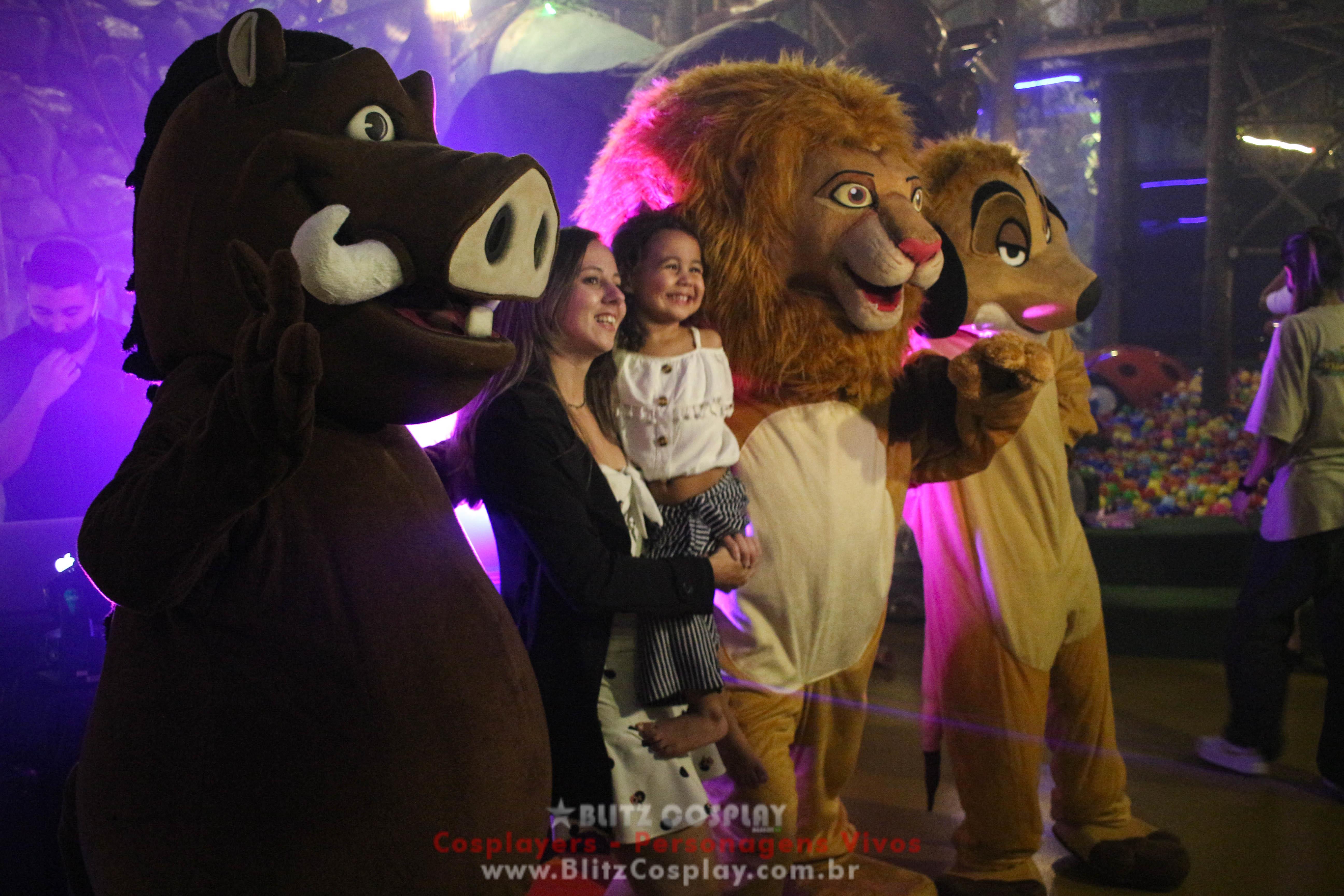 Rei Leão Personagem Vivo Para Festas e Eventos.