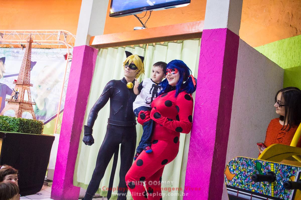 Ladybug personagens vivos para aniversários