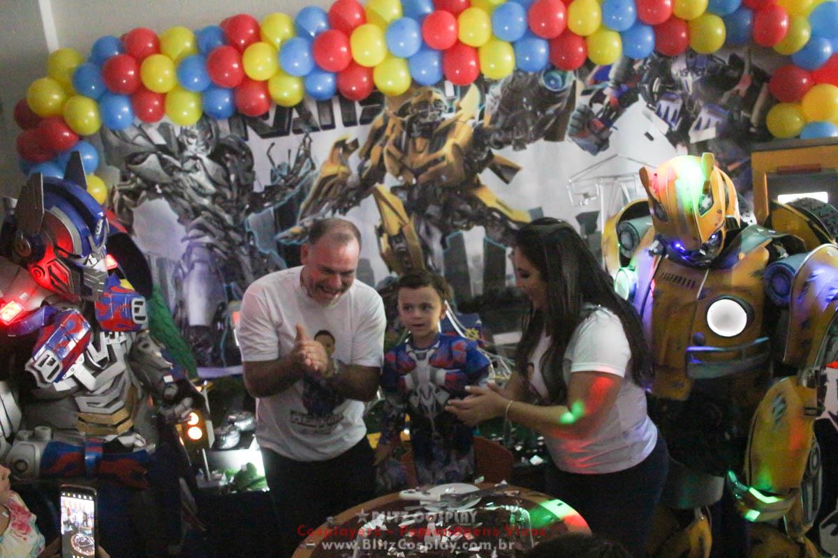 Transformers Personagens Vivos Para Festas.