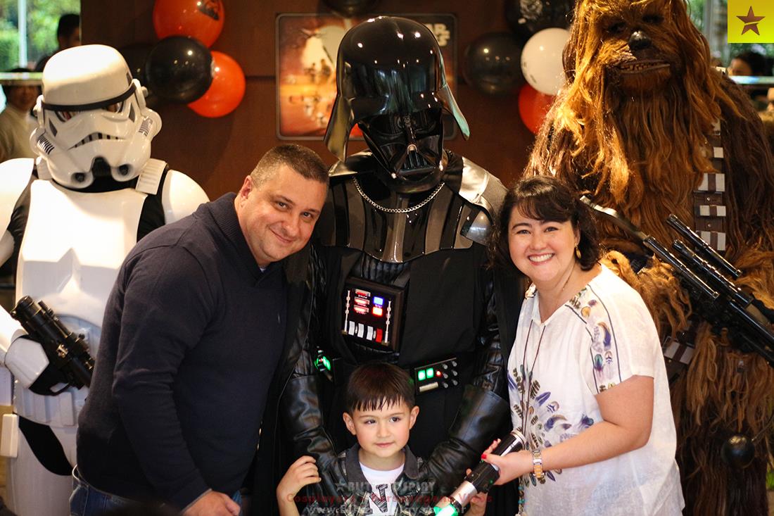 Personagens vivos Star Wars para festas