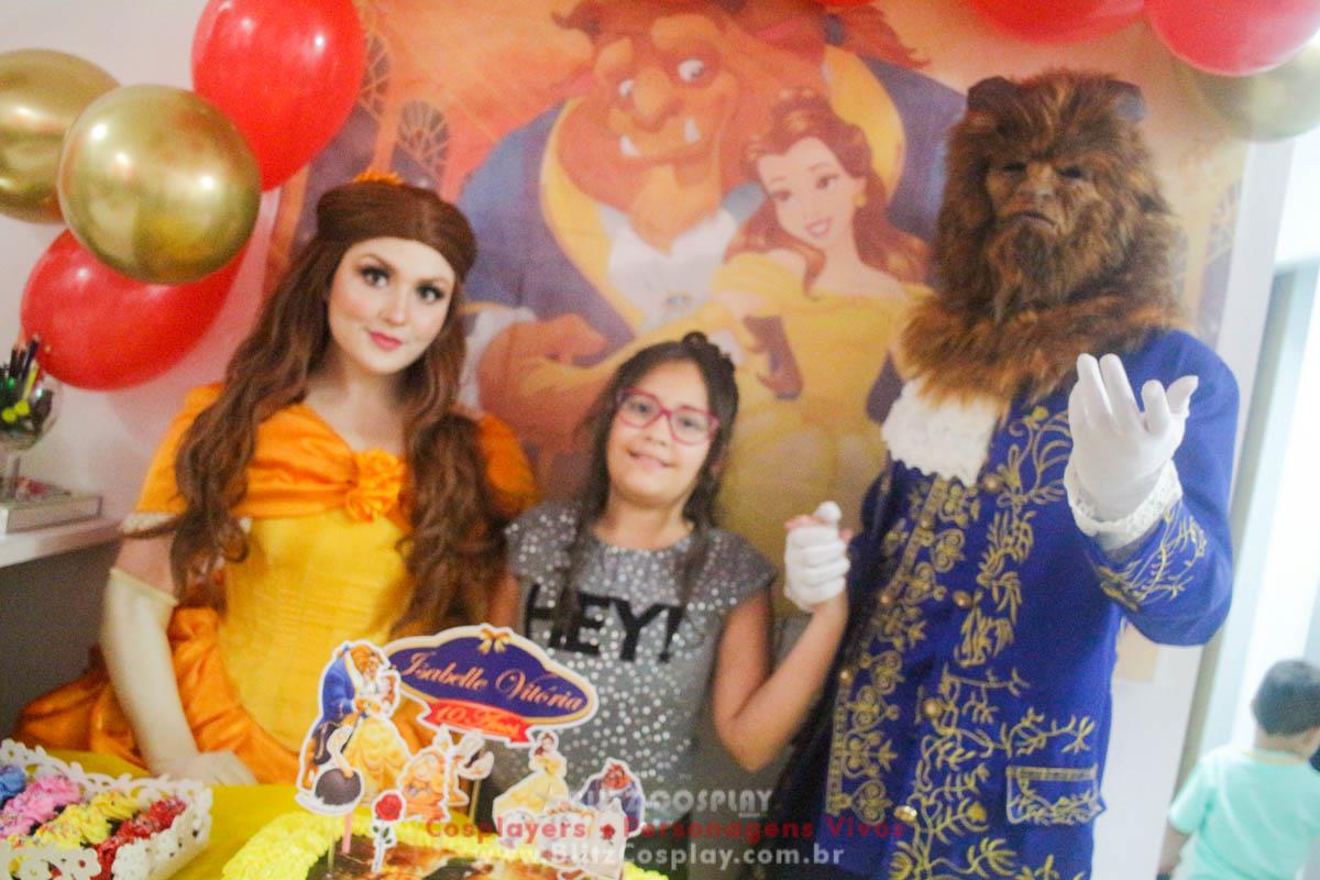 A Bela e a Fera Personagem Vivo Para Festa e Eventos.