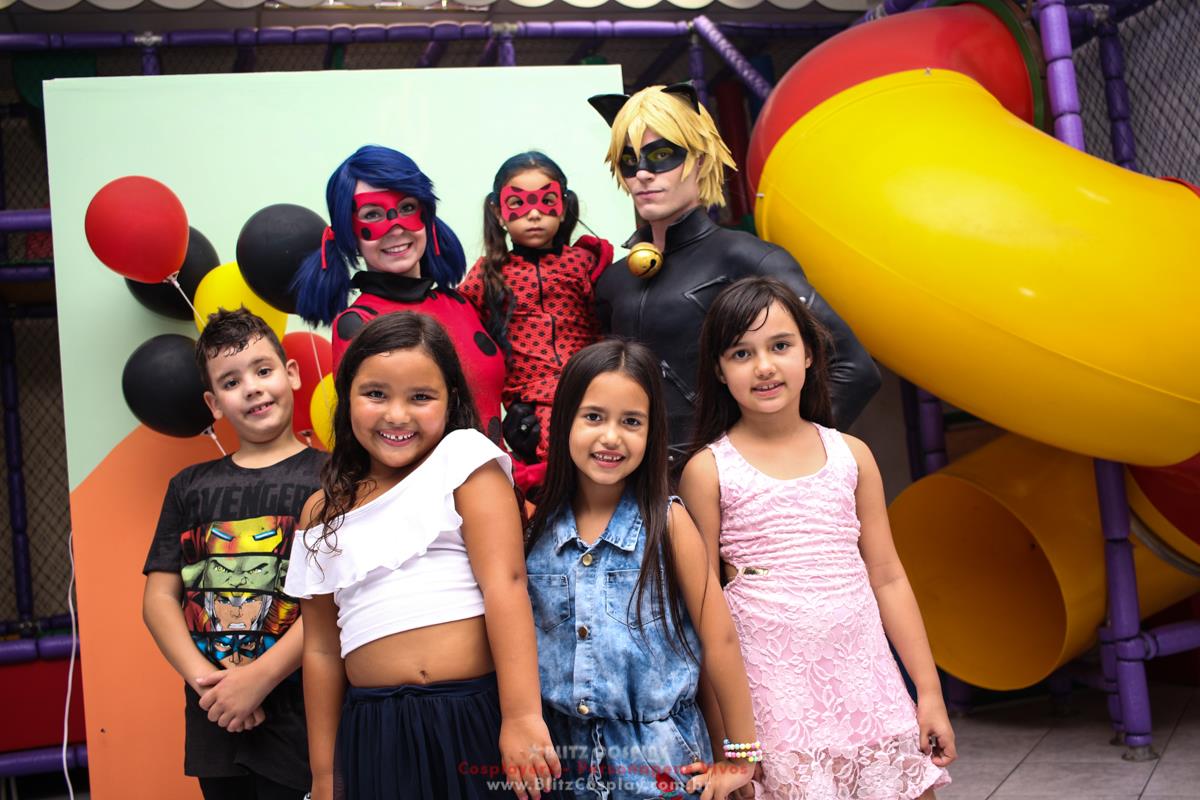 Personagens Vivos Ladybug Para Aniversários