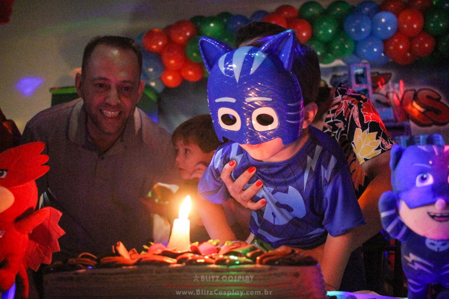 Pmask Personagem Vivo Para Festas