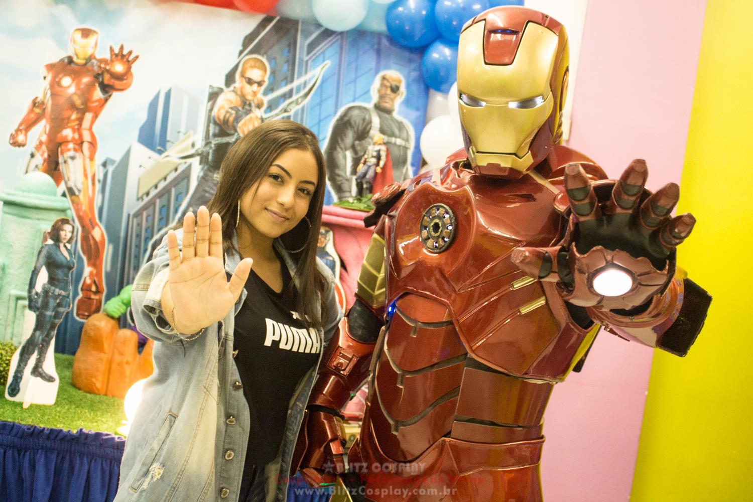 Os Vingadores Personagem Vivo Para Festas.